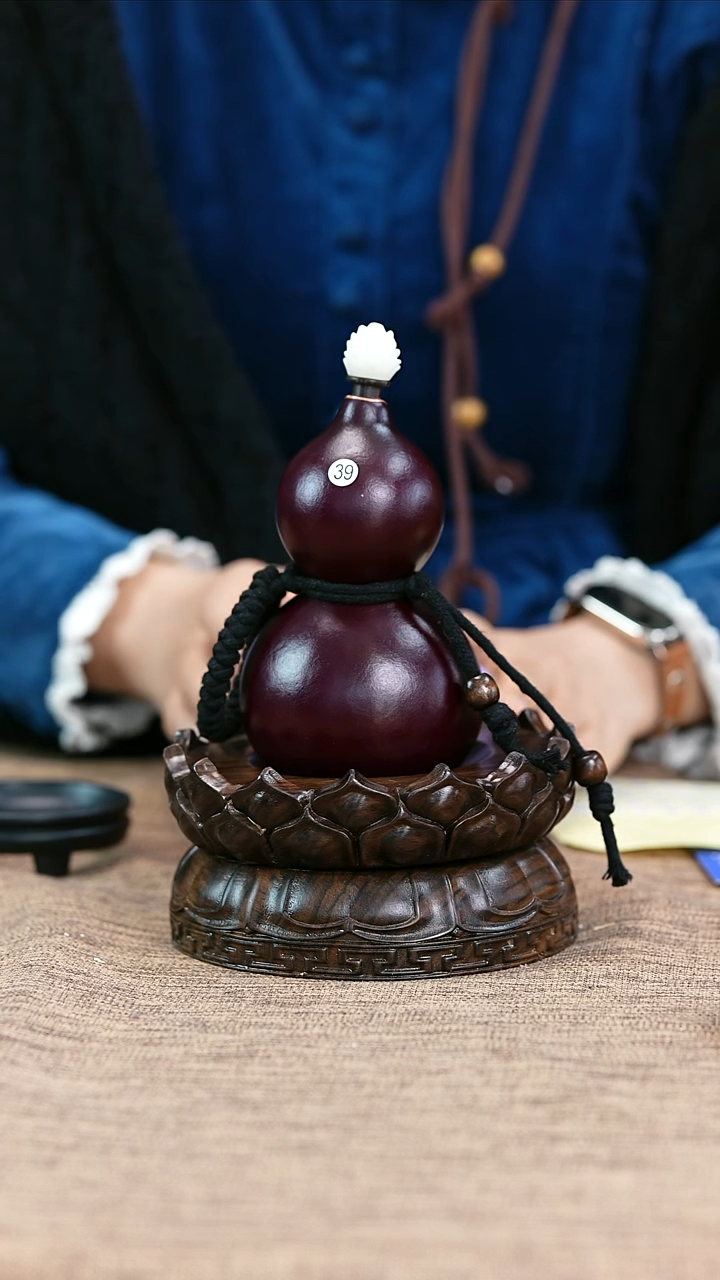 【闪购商品】39—光岳葫天然大漆酒葫芦不含莲花底座