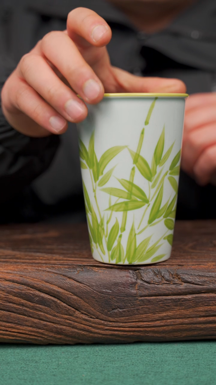 【闪购商品】瓷片37景德镇杯釉下手工手绘瓷器