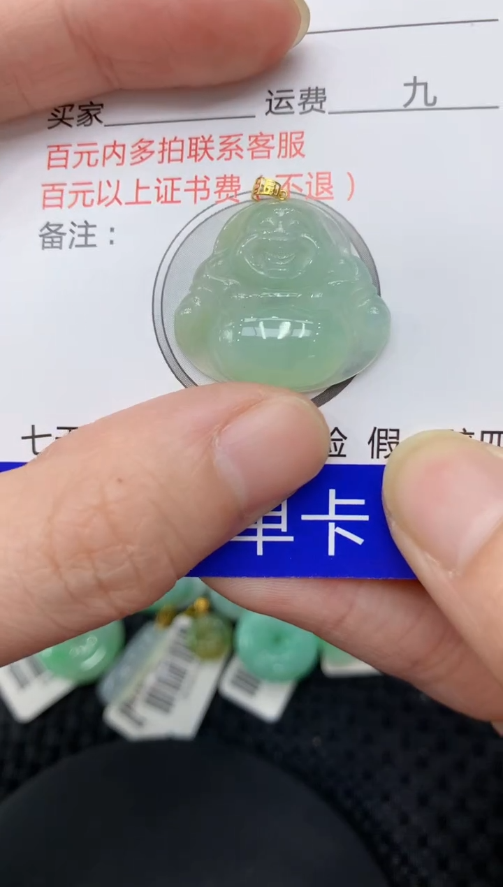 【闪购商品】翡翠颈饰18K金镶嵌11111111