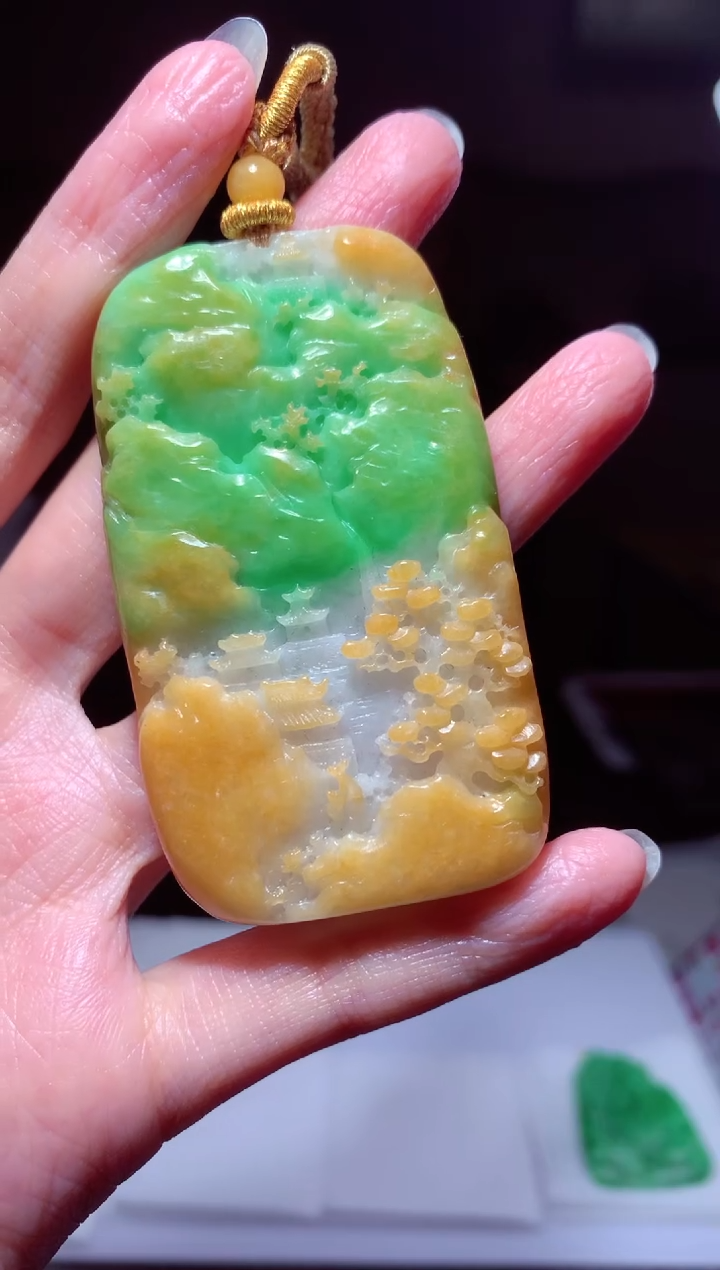 【闪购商品】定制翡翠未镶嵌挂件发货（拍一发一）