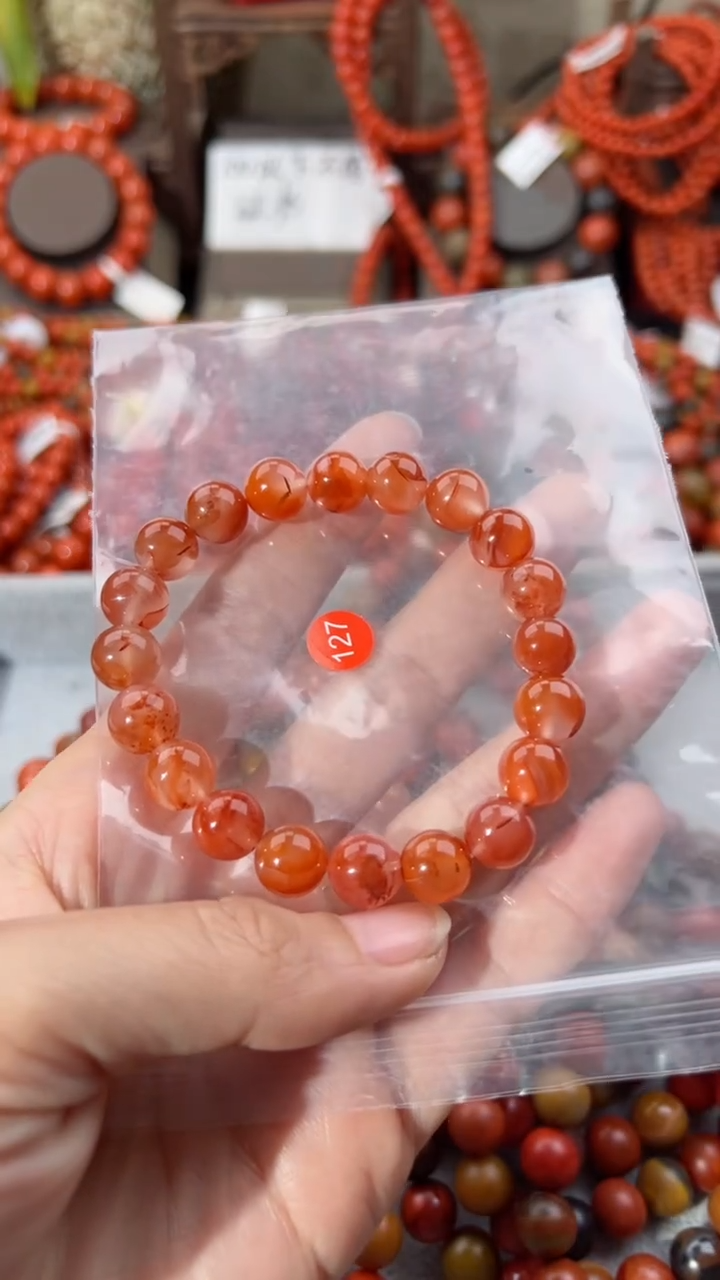 【闪购商品】南红玛瑙手串未镶嵌9