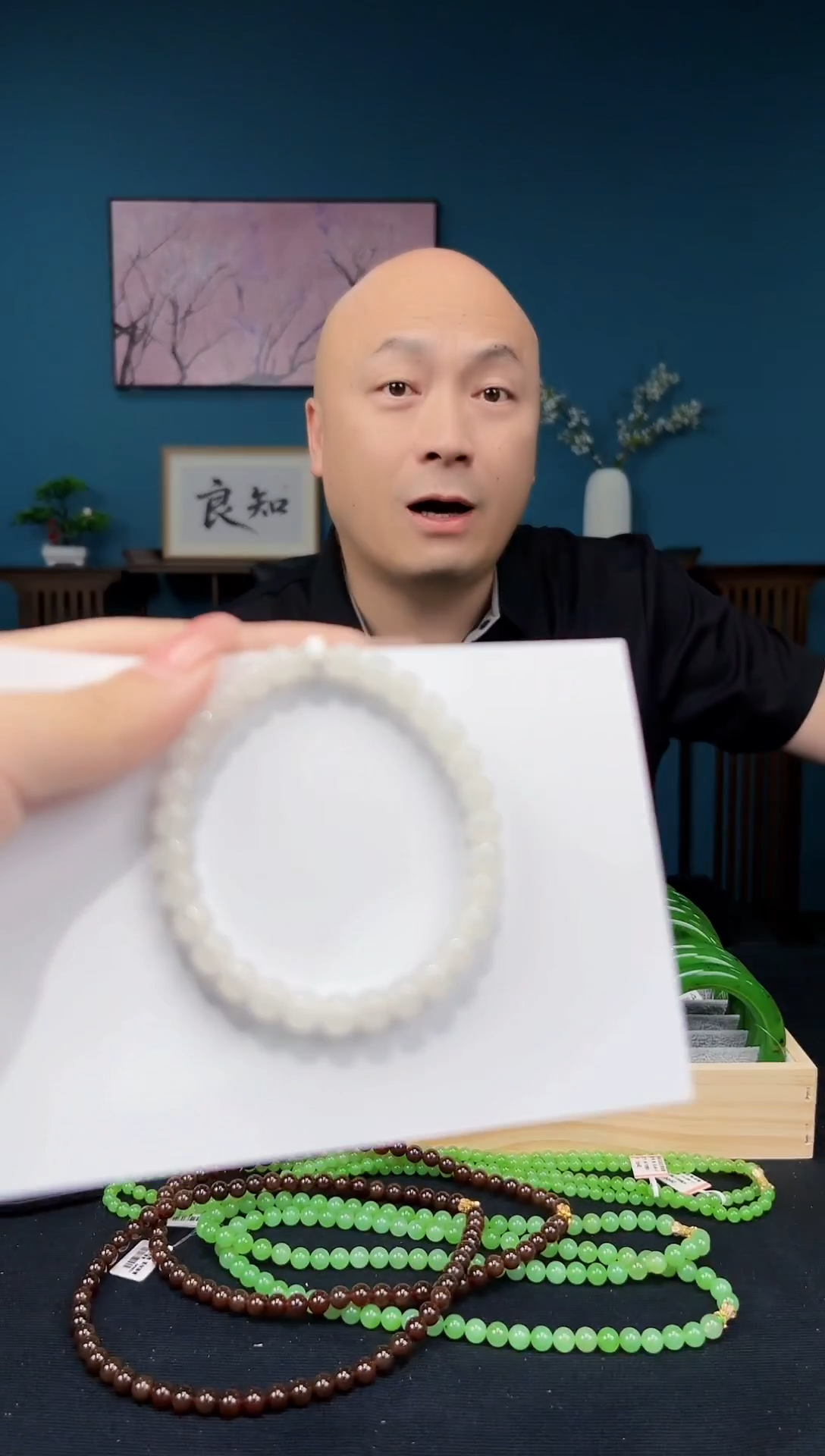 未镶嵌手串和田玉白玉手串 多样性发其一