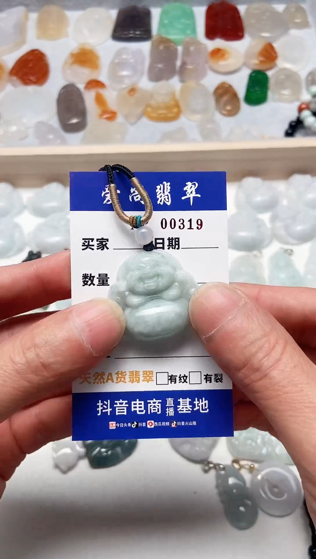 【闪购商品】翡翠吊坠(赠链)未镶嵌多样性拍一发一000