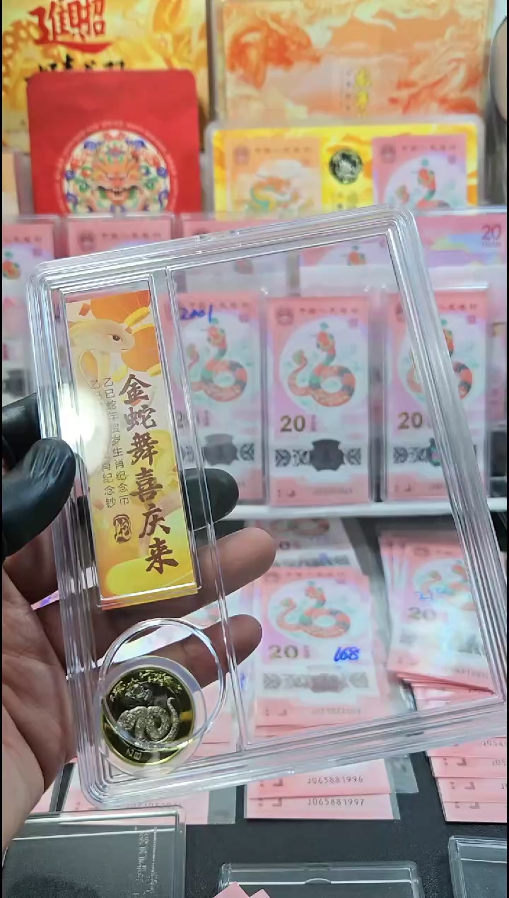【闪购商品】一蛇币一枚加一钞一币壳子