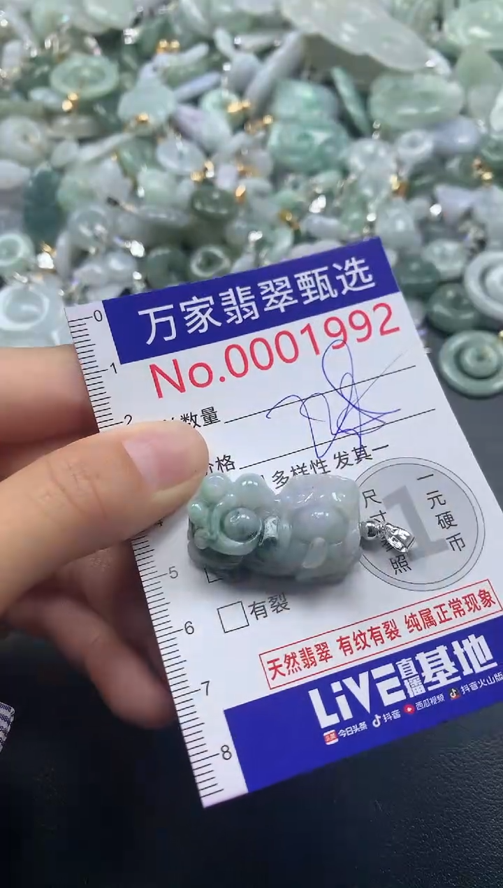 吊坠(不含链)未镶嵌翡翠1992