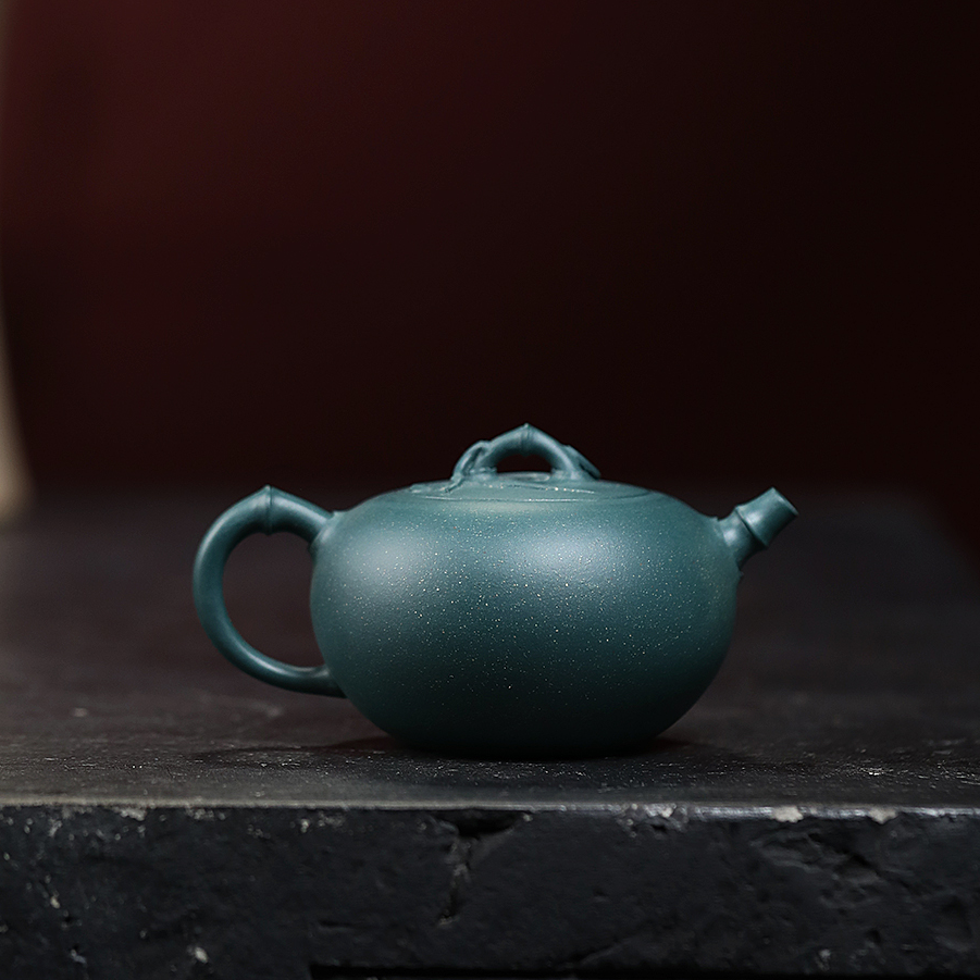 【央广非遗】JCY-0149季益顺创立品牌 季畅园 春竹 老墨绿泥140cc