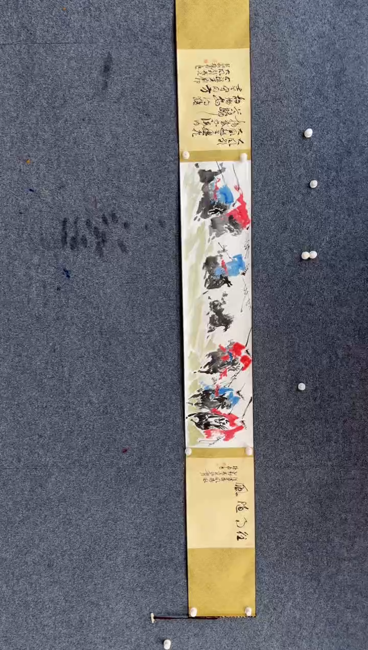 【闪购商品】国画1.14展馆-孙布衣三米手卷-人物35