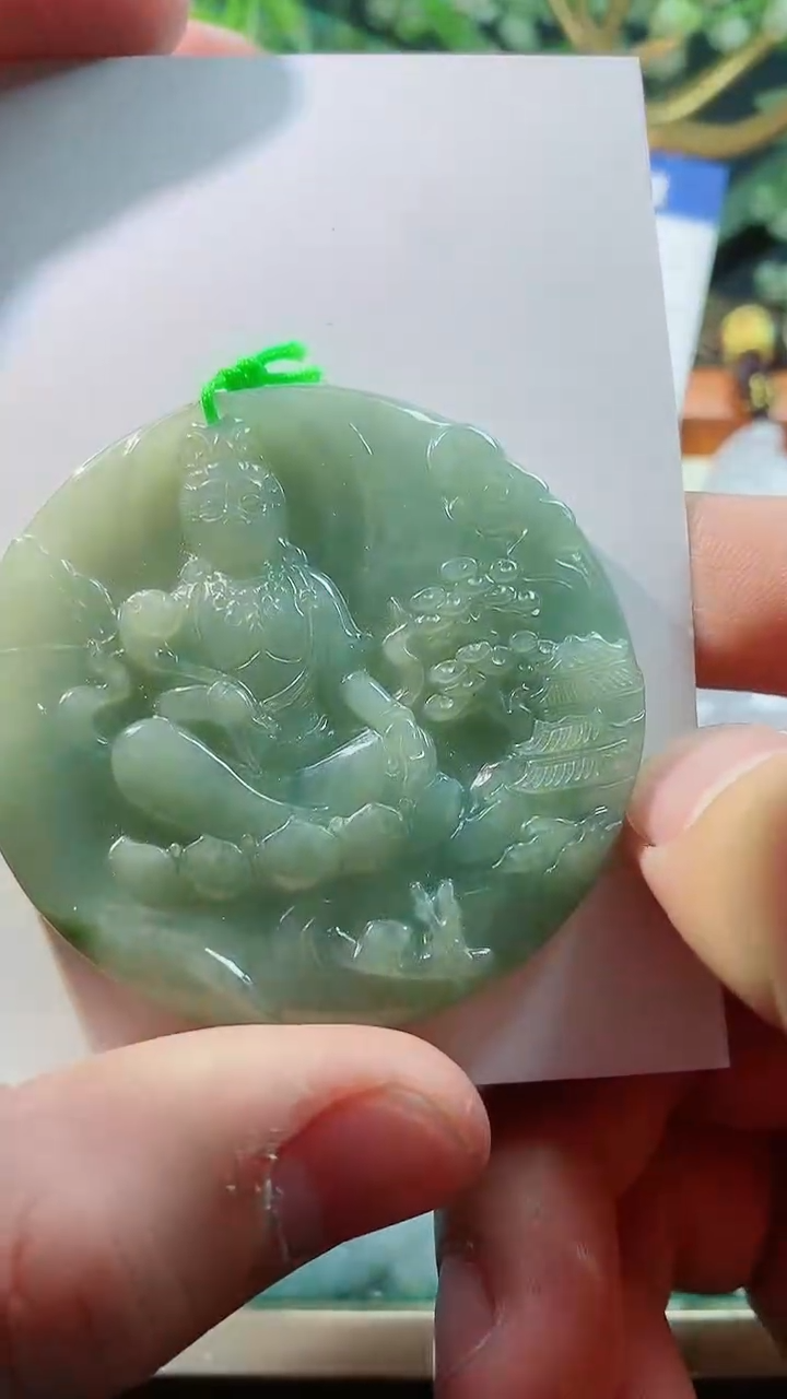 【闪购商品】翡翠颈饰未镶嵌天然A货翡翠一件