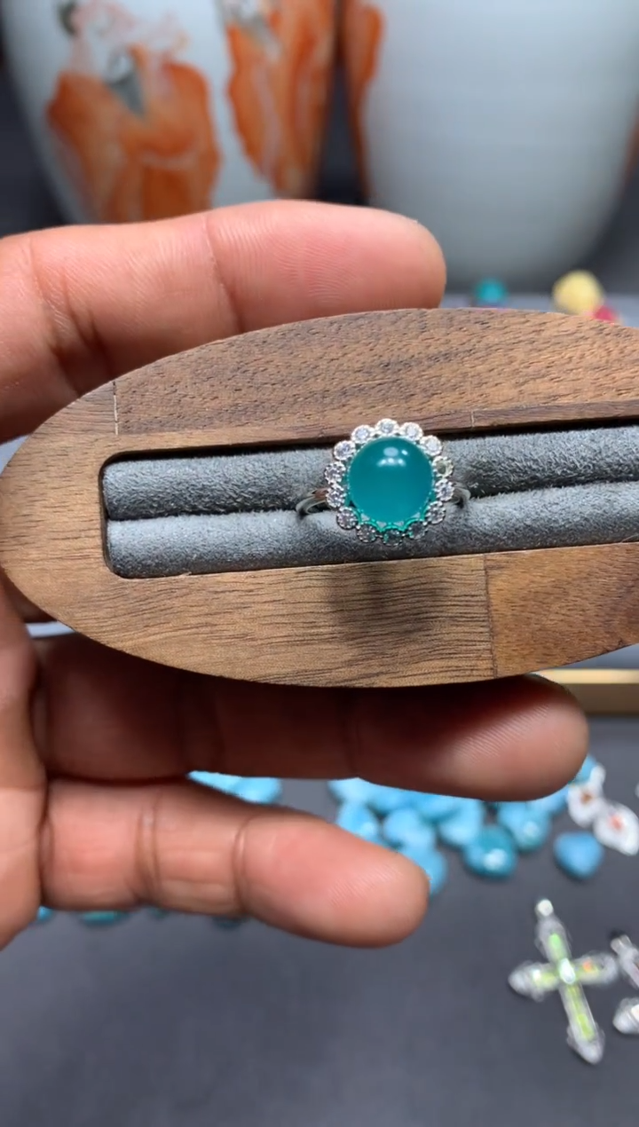 【闪购商品】天河石戒指未镶嵌W80（随机性发货只发一单）