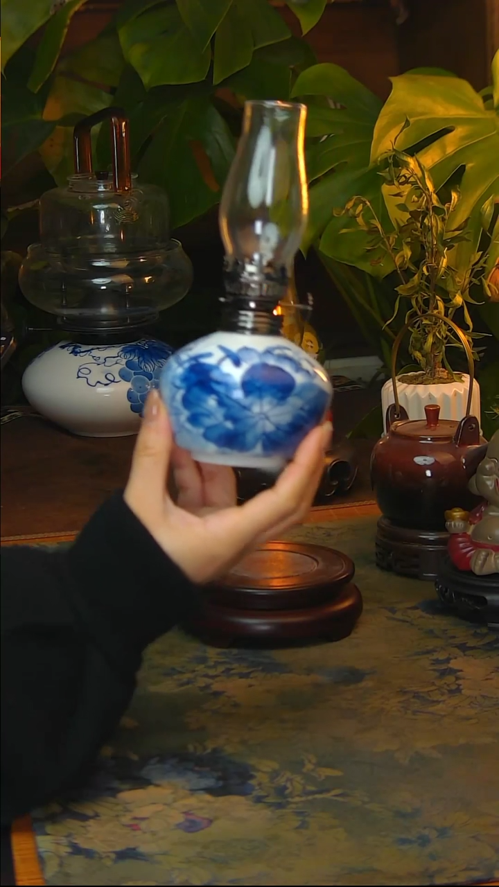 【闪购商品】景德镇陶瓷手工灯摆件