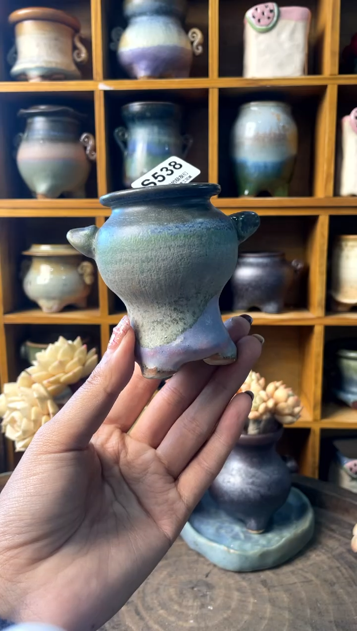 微瑕538内口4【多肉花盆多肉盆】1