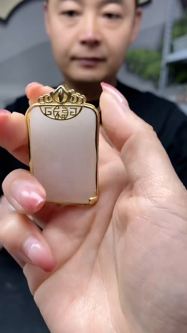 【闪购商品】石英质玉（金丝玉）·合金·