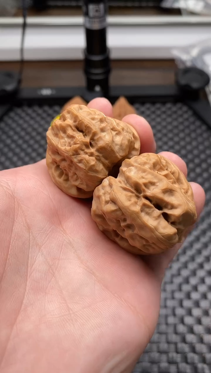 把件文玩核桃微修蛤蟆头边39尺肚41尺+