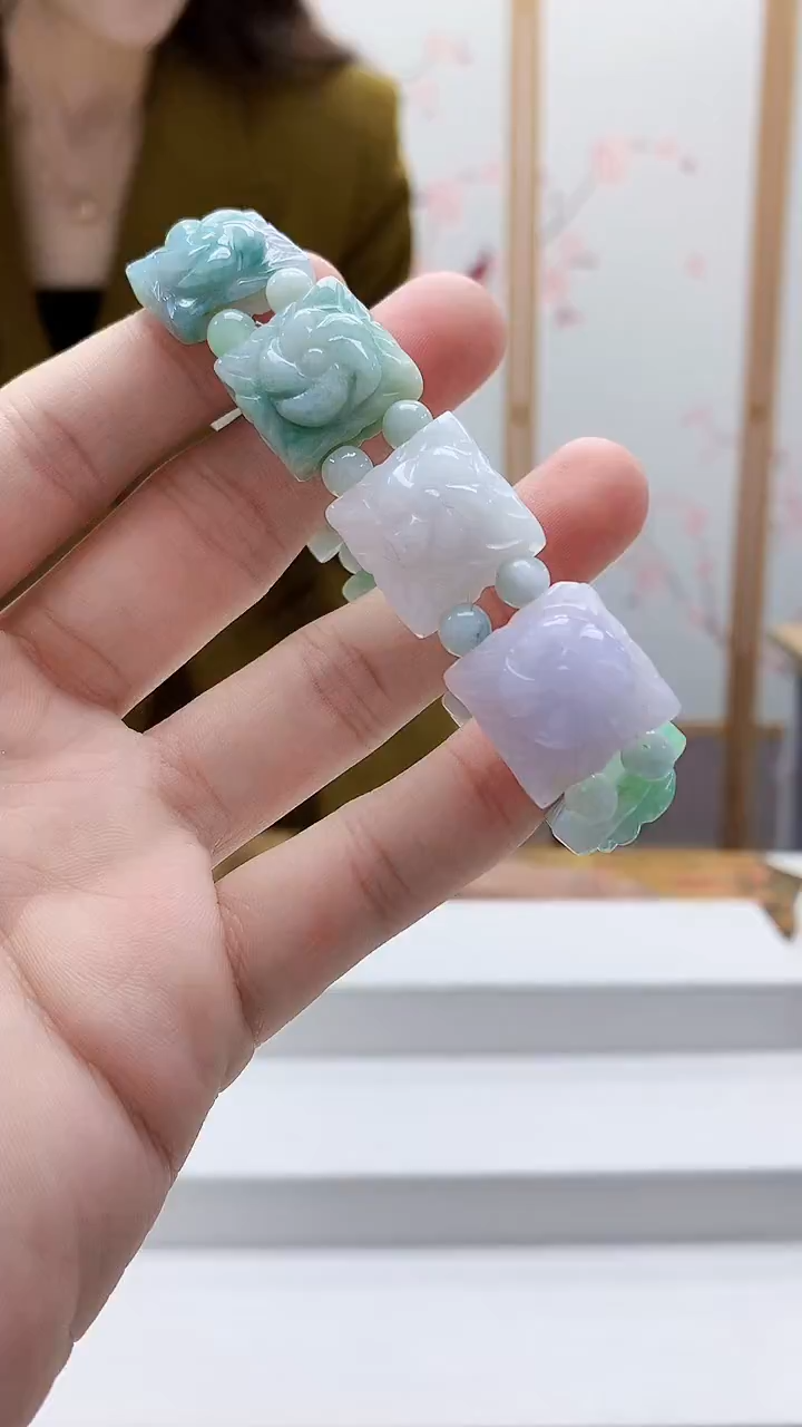 未镶嵌定制翡翠4829bb-毛货挂件45