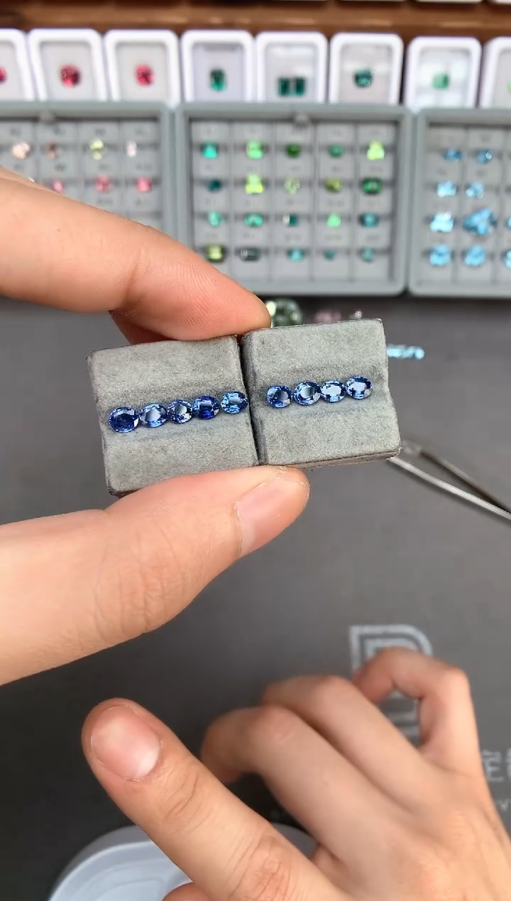 【闪购商品】定制蓝宝石裸石未镶嵌3.87ct