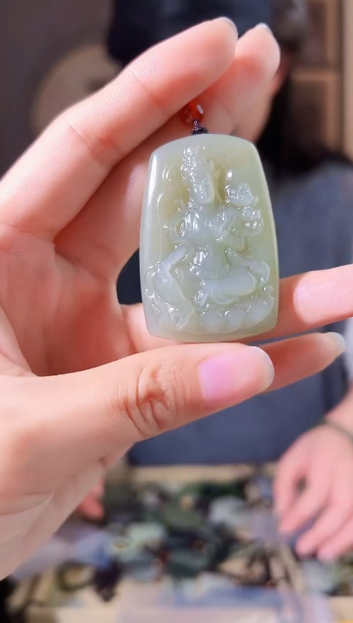 颈饰未镶嵌和田玉拍一发一，多样性发货