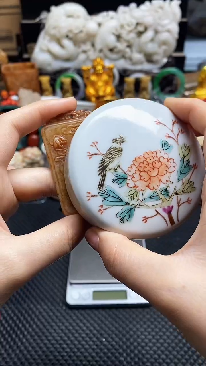 【闪购商品】瓷片瓷片瓷器 摆件1个