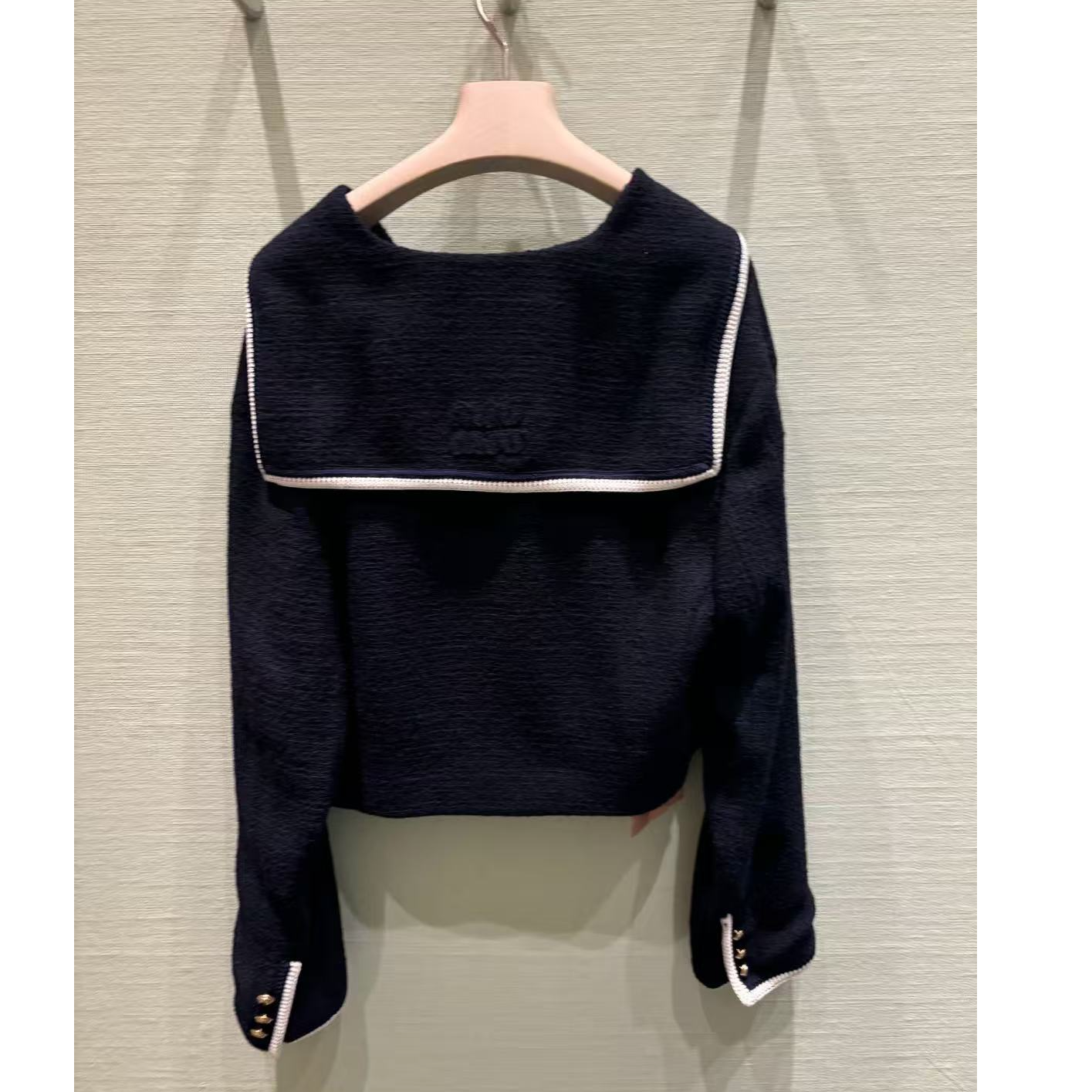 未使用 MIU MIU/缪缪 双双臻选/aa00034/缪缪水手服外套