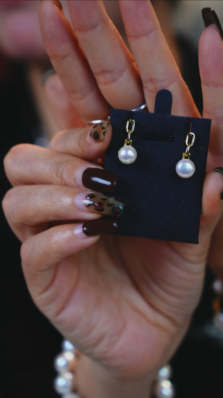 【闪购商品】淡水珍珠耳饰未镶嵌ES091