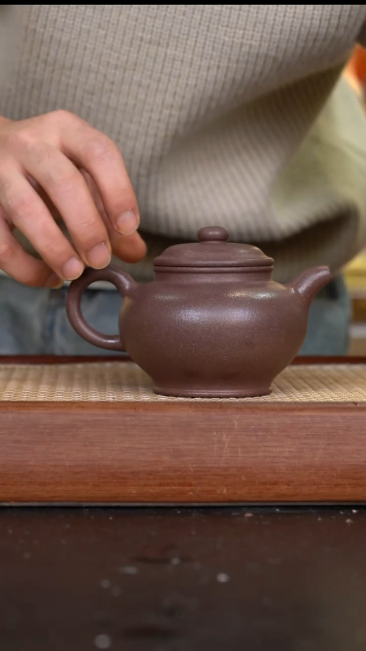 茶壶紫砂JF   全砂桃花泥    掇只    260cc