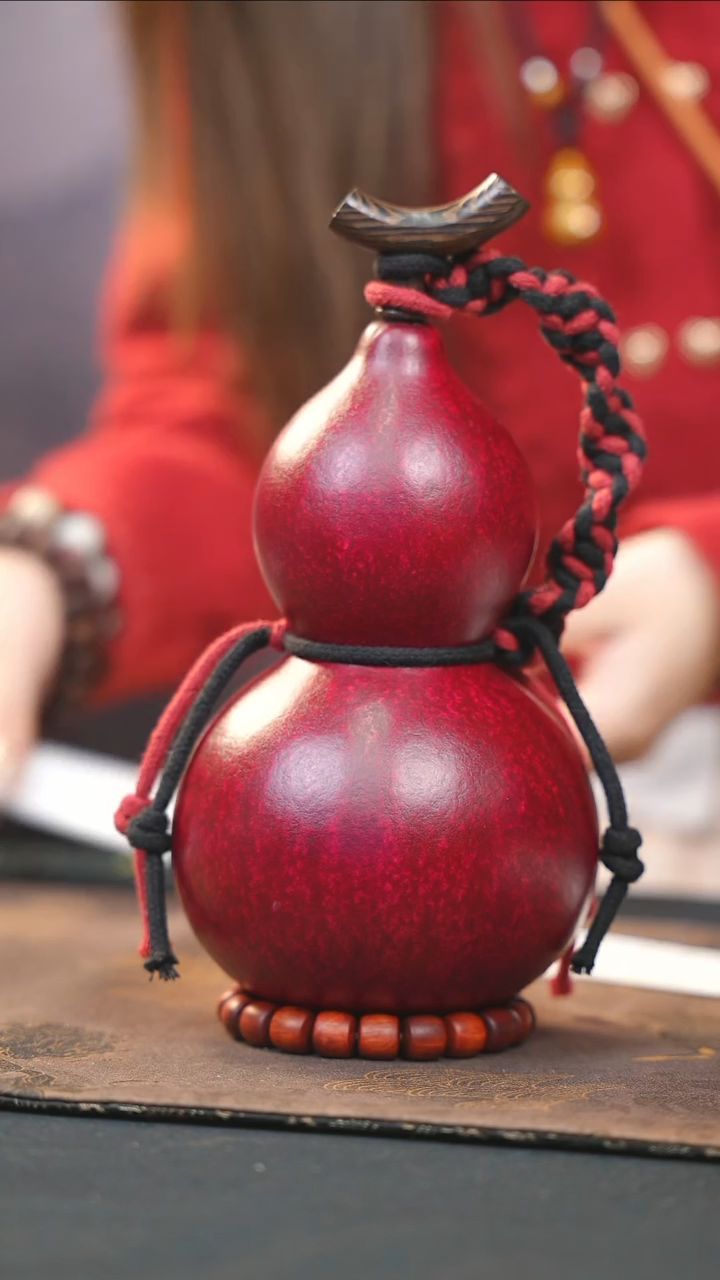 【闪购商品】WB128大漆酒葫芦不包手串及旋转底座