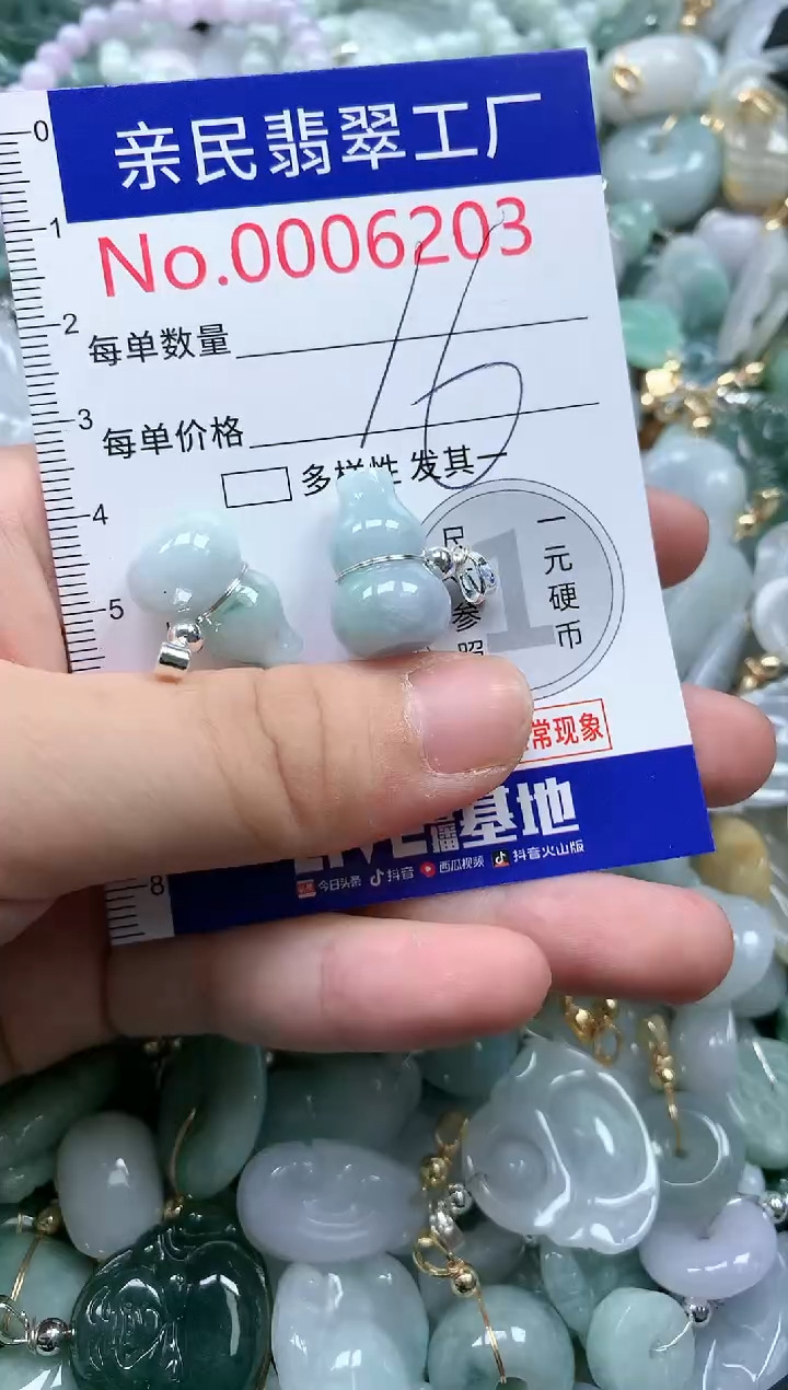 翡翠未镶嵌吊坠(不含链)6203