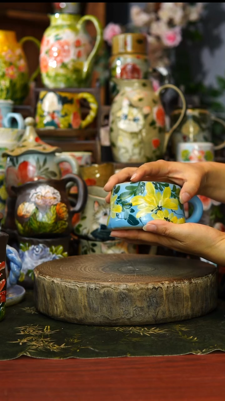 陶瓷44景德镇手工手绘釉下彩陶瓷