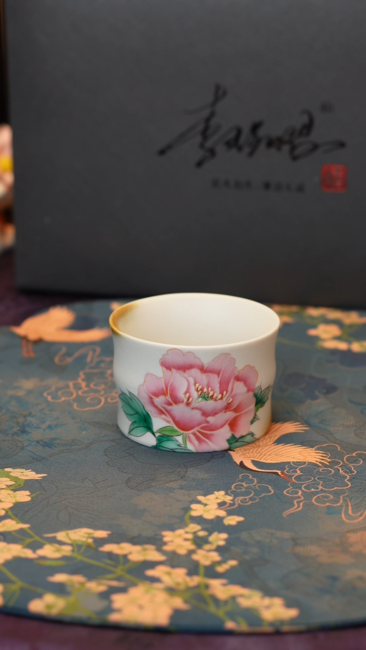 【闪购商品】国色芳华竹节杯····