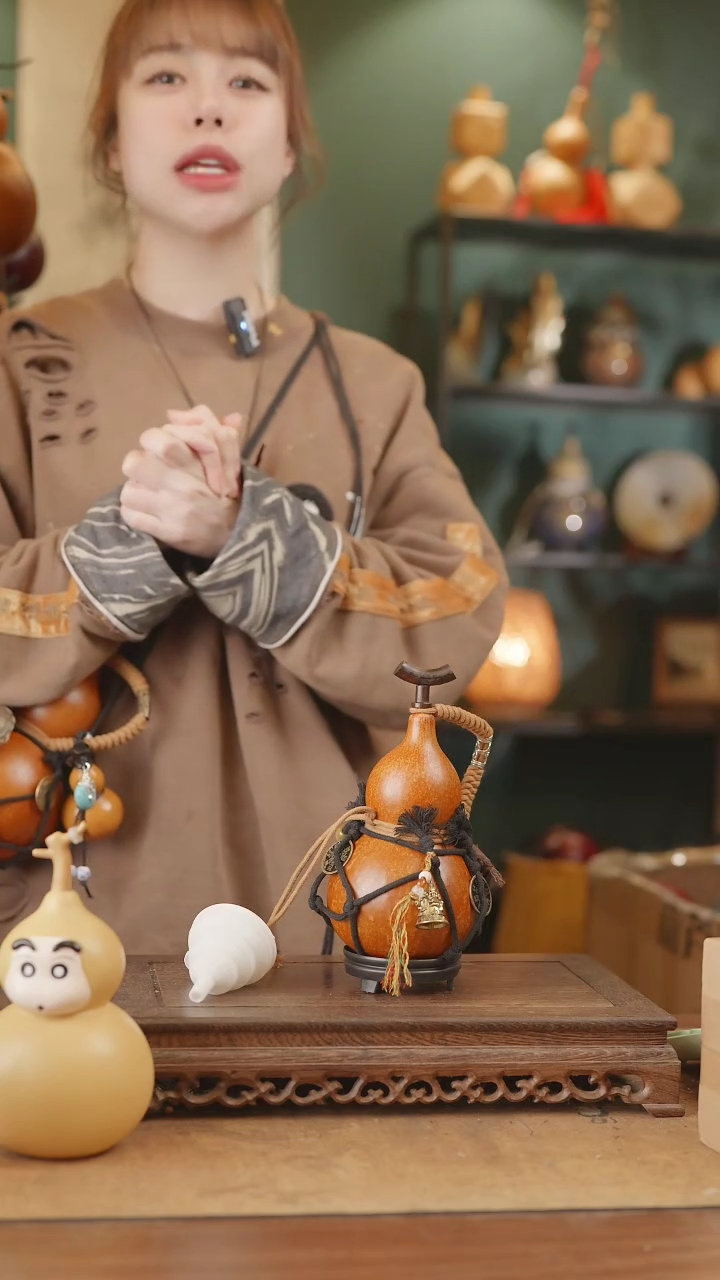 【闪购商品】9号精品天然大漆工艺防渗内胆酒葫芦~