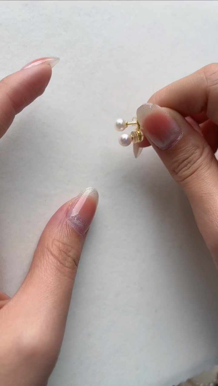 【闪购商品】海水珍珠耳饰合金ap6590