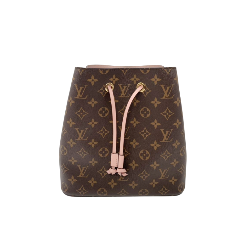 99新 LouisVuitton/路易威登 NEONOE老花水桶包 红色/粉色