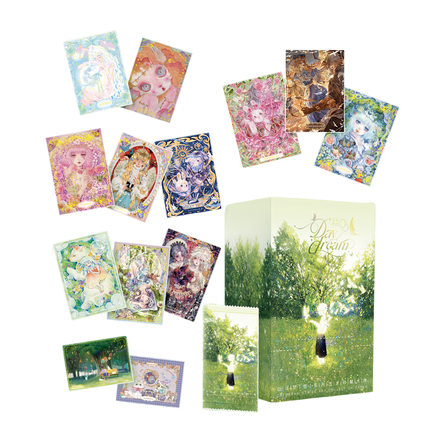 【玩法】DAMOCARD 艺术集系列第1弹——《白日梦想》系列收藏卡牌