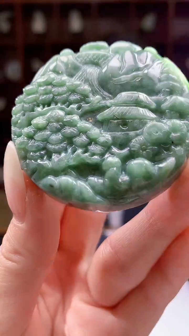 【闪购商品】翡翠颈饰未镶嵌8046jj-JJ挂件79