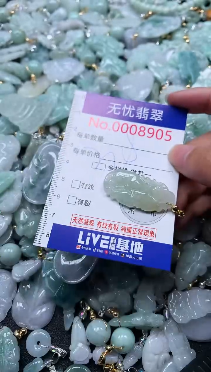 颈饰未镶嵌翡翠8905