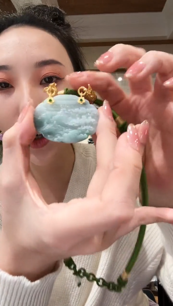 【闪购商品】翡翠颈饰未镶嵌国风