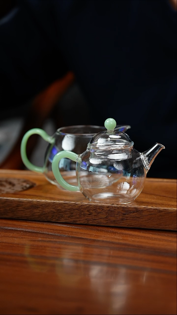 【闪购商品】品德坊禅韵泡茶壶青钰+明信唐102浅钰