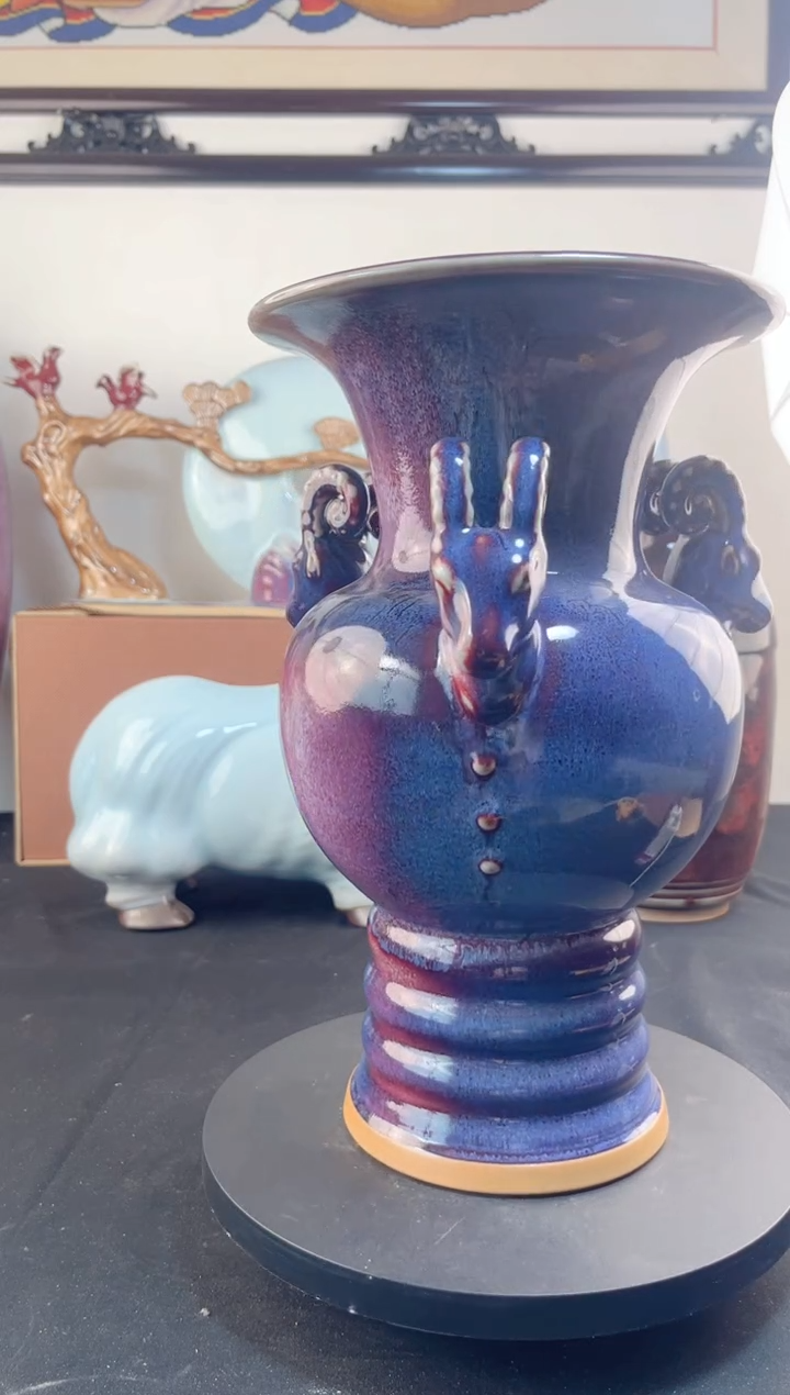 摆件神垕钧瓷收藏工艺品