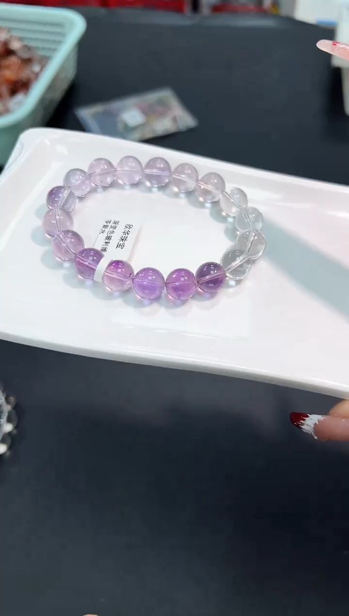 【闪购商品】水晶手串未镶嵌68h多样性发其一/1条默认微瑕