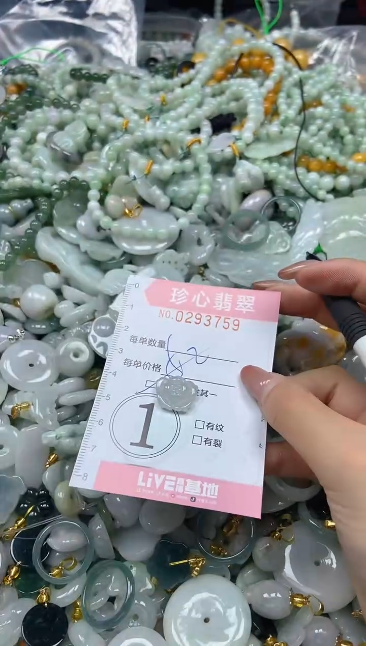 翡翠未镶嵌颈饰闪购0293759多样性发其一