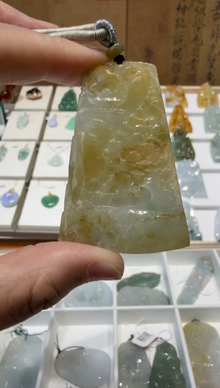 未镶嵌挂件翡翠A货翡翠多样性孤品