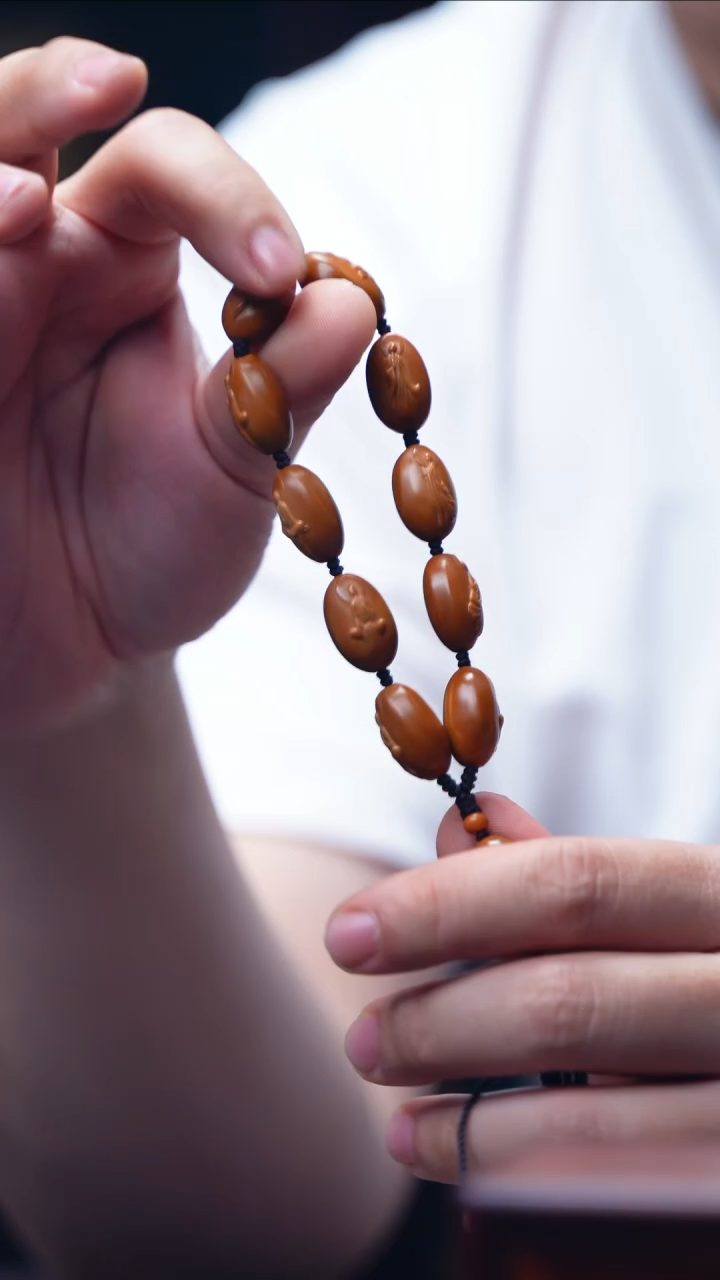 橄榄核手串/手链+浮雕【无相佛】