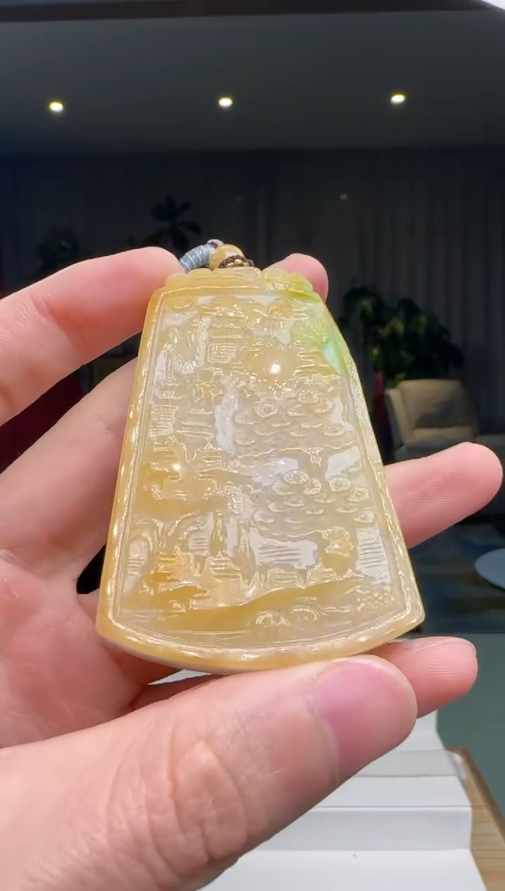 【闪购商品】翡翠颈饰未镶嵌DY@@960Q3J12565