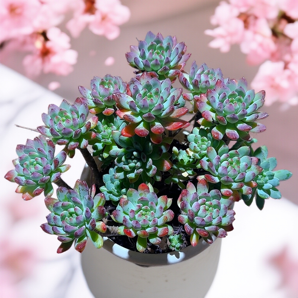 77多肉植物（蓝苹果）直播展示护产地裸根产品