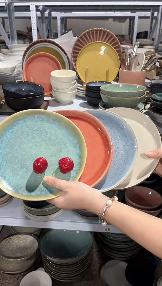 【闪购商品】瓷片外贸尾货瑕疵满20包邮X4 小盘组合