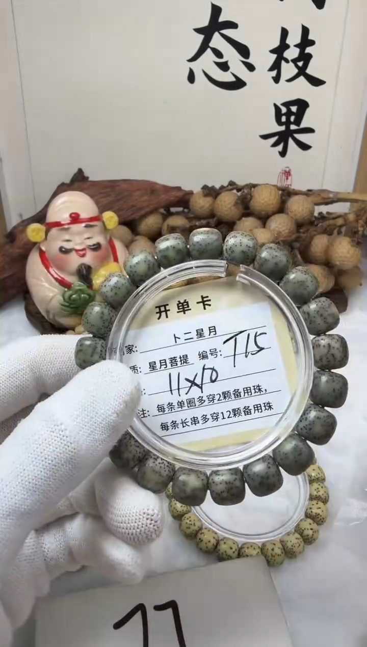 手串星月菩提单圈T15