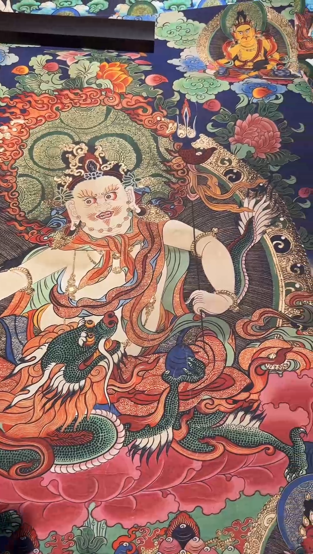 装裱画16062 白财神