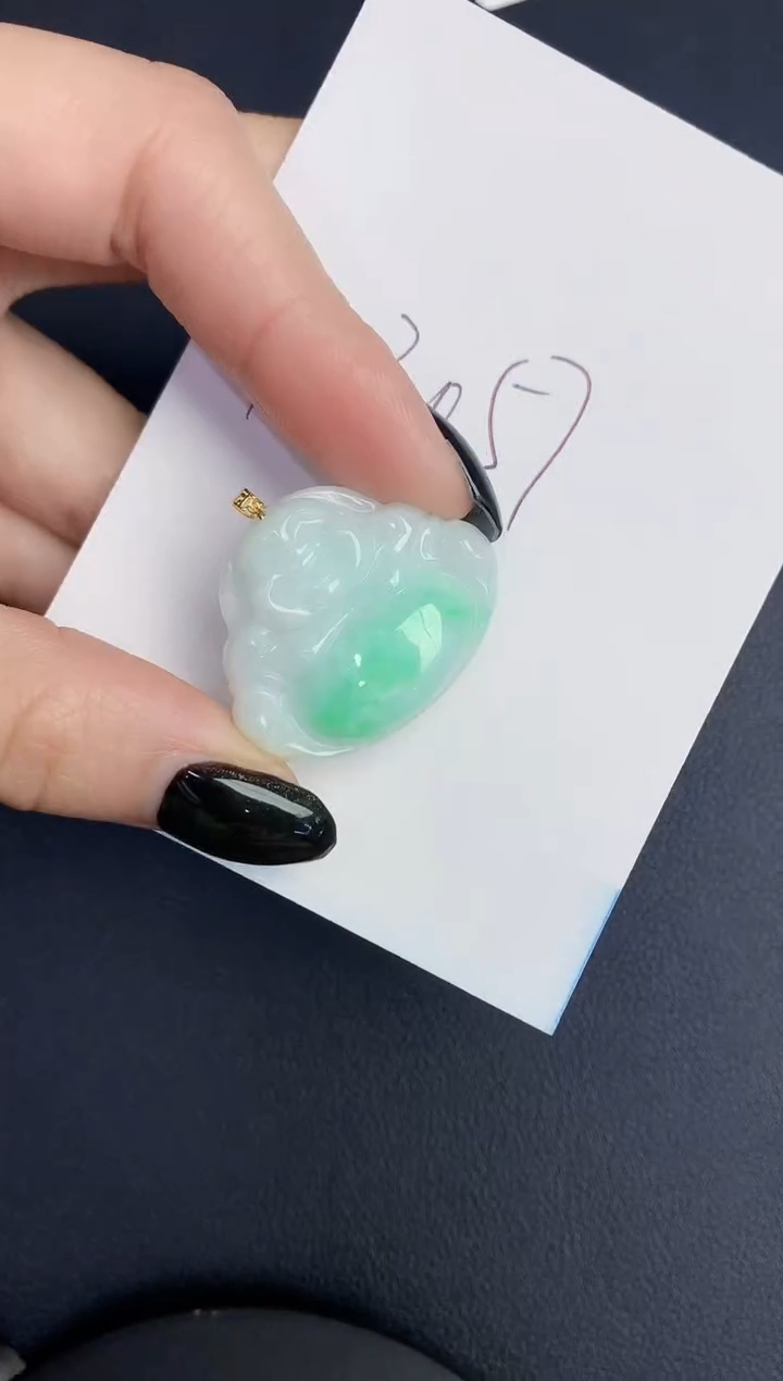 【闪购商品】翡翠颈饰18K金镶嵌000000000000