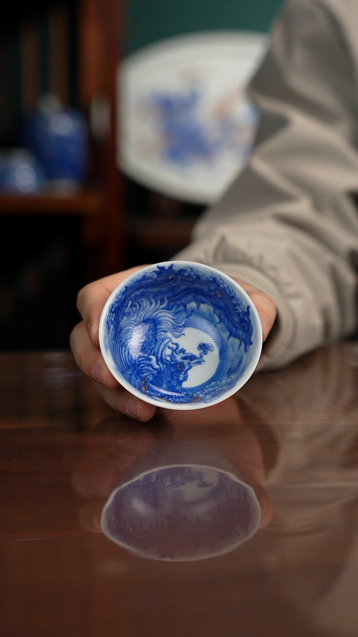 自成堂柴窑 凤杯