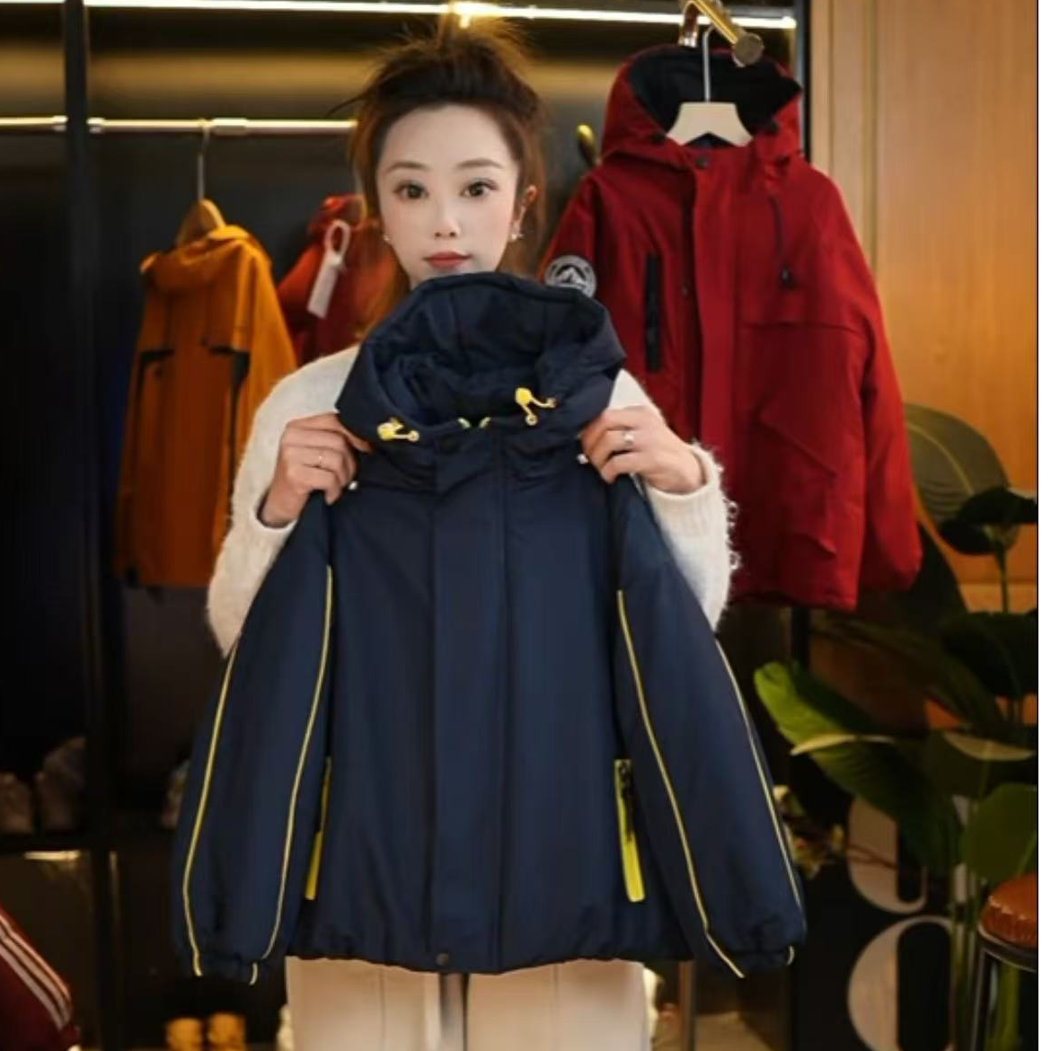 【加绒加厚】冬季新品男女童装儿童外套秋冬加厚保暖宽松连帽服装