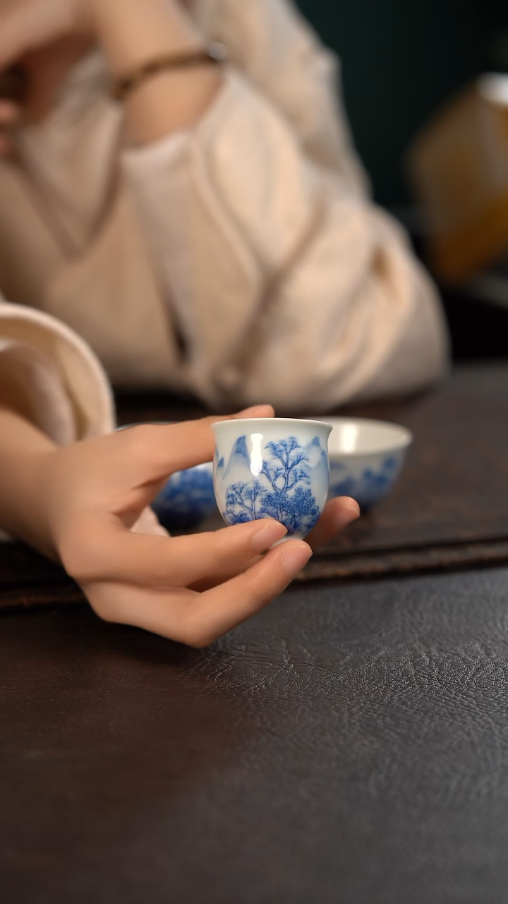 【闪购商品】杯聚澜堂山水小玉兰杯